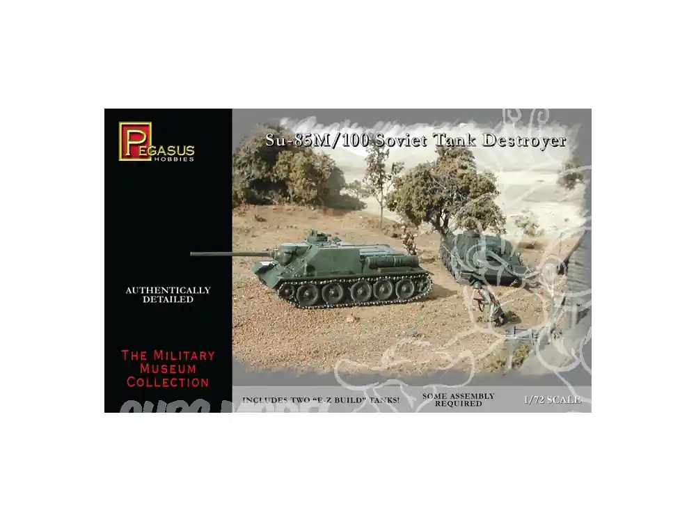 Pegasus maquette militaire 7663 SU-85M / 100 1/72 Solde