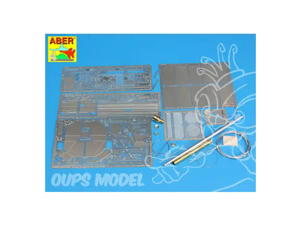 Aber 35K17 Kit amelioration Jagdpanther Sd.Kfz.173 Ausf. G1 Debut de production Dragon 1/35 Offre Spéciale