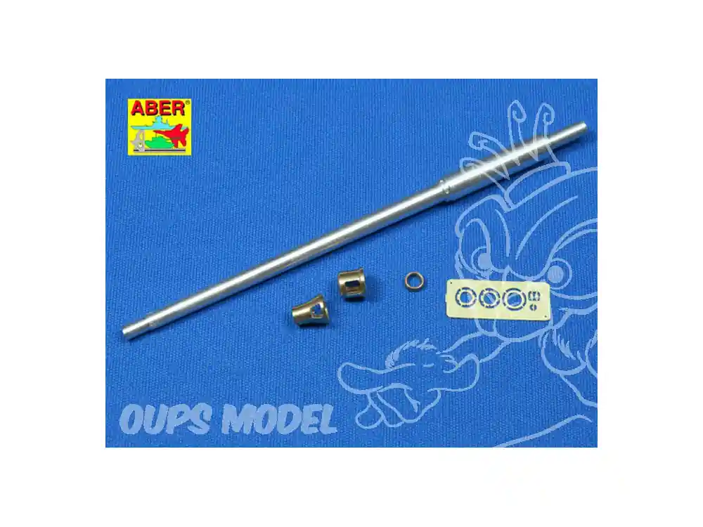 Aber 35L08n Fut de canon 88mm Allemand KwK 43/3 L/71 Tigre B Serien-Turm Late Barrel pour kit Tamiya 1/35 Prix Promo