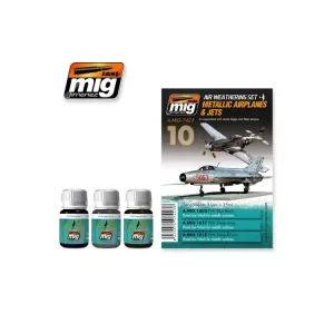 MIG peinture 7423 Set de départ pour Jets et avions couleur métal 3 x 35ml Top Vente