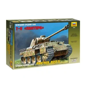 Must-Have Zvezda maquette plastique 3678 Pz.Kpfv.V Panther (Ausf.D) 1/35