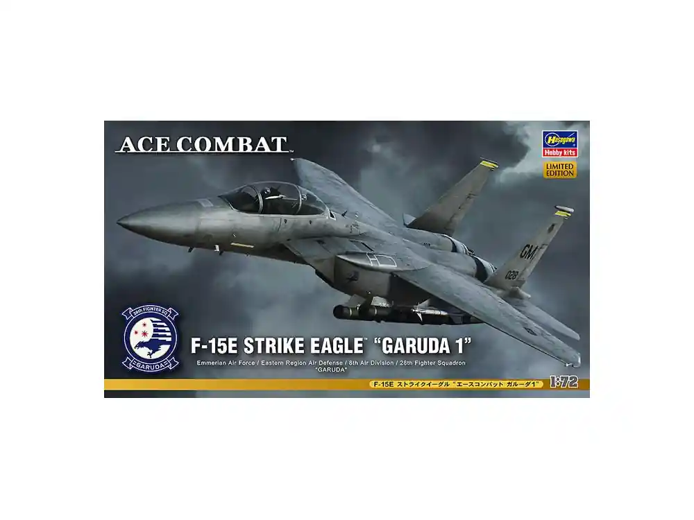 Hasegawa maquette serie 52123 F-15E Ace Combat Garuda 1 1/72 Meilleur Choix
