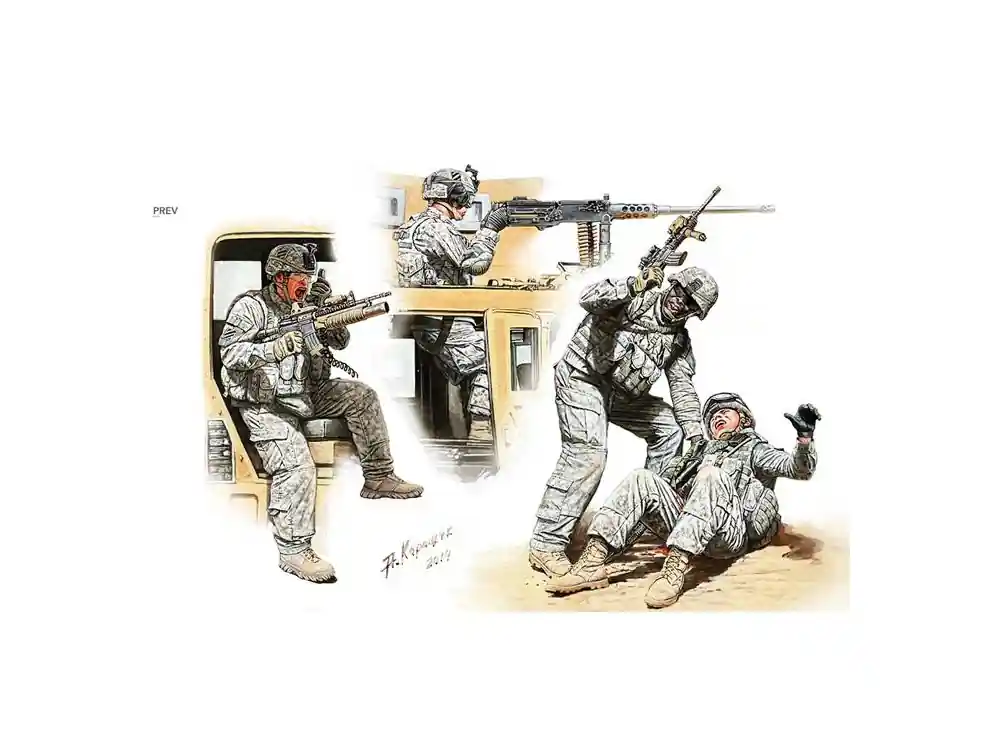 Master Box personnages 35170 HOMME A TERRE!! 1/35 Prix Cassé