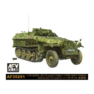 Haute Qualité AFV Club maquette militaire 35251 Sd.Kfz.251/9 Ausf. C (Semi-Chenillé Début De Production) 1/35
