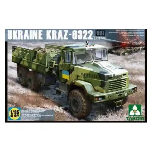 Takom maquette militaire 2022 CAMION LOURD UKRAINIEN KrAz-6322 (version tardive) 1/35 Prix Bas
