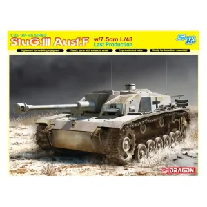 Dragon maquette militaire 6756 StuG.III Ausf.F w/7.5cm L/48 Last Production Smart Kit 1/35 Prix Réduit