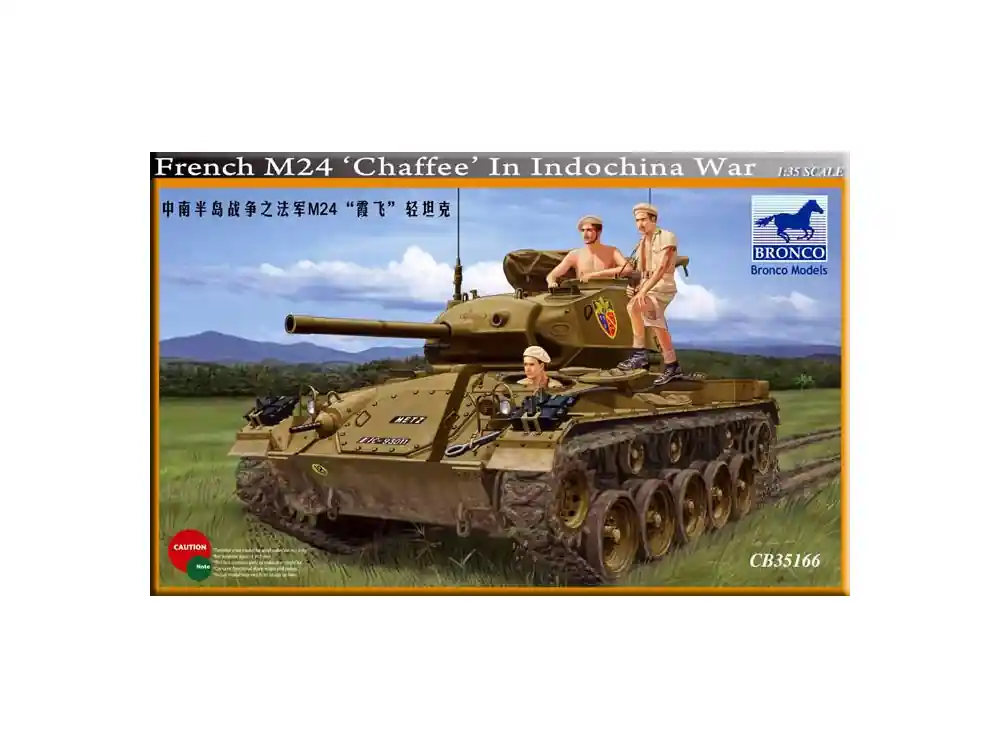 Bronco maquette militaire CB 35166 M24 Chaffee Français en Indochine 1/35 Livraison Express