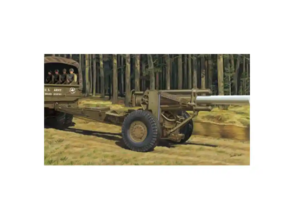 Meilleure Vente Bronco maquette militaire CB 35073 US 155mm Howitzer M1A1 1/35
