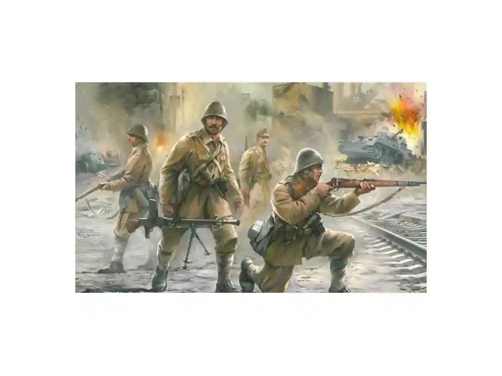 Seulement Aujourd'hui Zvezda maquette personnages militaire 6163 Infanterie Roumaine 1/72