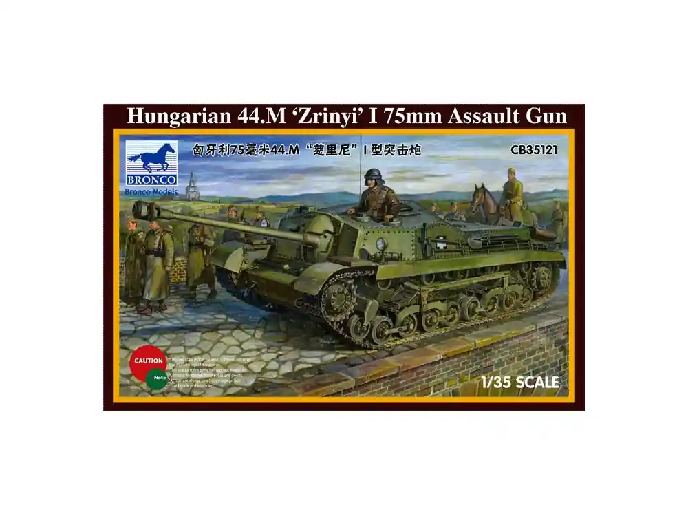 Bronco maquette militaire CB 35121 Hungarian 75mm Assault Gun 44.M ‘Zrinyi’I 1/35 Livraison Express