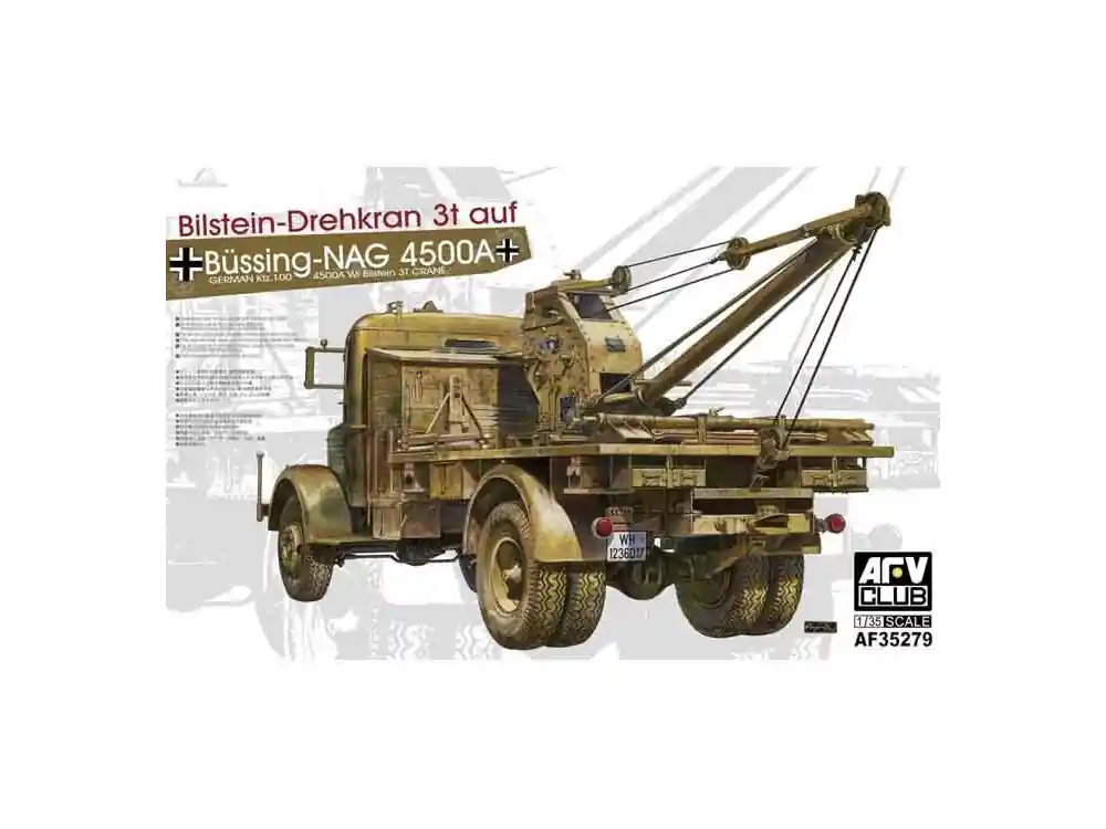 Satisfait Ou Remboursé afv club maquette militaire AF35279 Kfz.100 L4500A avec Grue Bilstein 3T 1/35