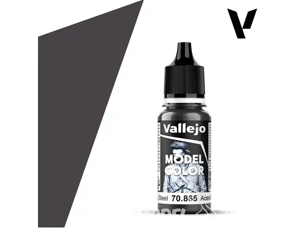 Offre Spéciale Vallejo Peinture Acrylique Model Color 70865 Acier graissé 18ml