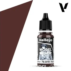 Vallejo Peinture Acrylique Model Color 70859 Rouge noir RAL3007 18ml Bon Marché