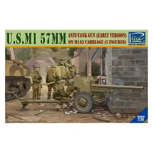 Super Prix Riich Models maquette militaire RV35019 CANON ANIT-CHARS US M1 57MM (Début De Production) SUR CHASSIS M1A3 1/35
