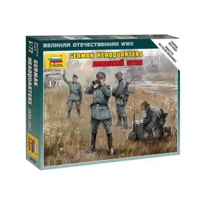 Offre Exclusive Zvezda maquette figurine 6133 Etat-Major Allemand WWII 1/72