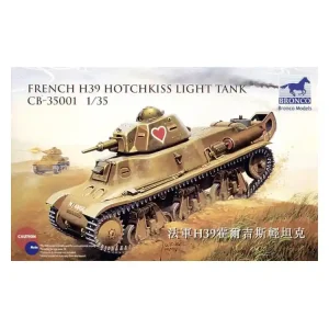 Bronco maquette militaire CB 35001 Char leger Francais H39 Hotchkiss 1/35 Prix Réduit