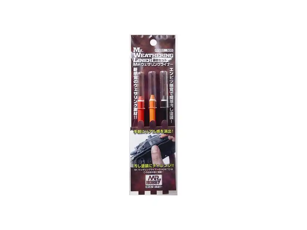 Commander Maintenant Mr Hobby PP201 MR.WEATHERING LINER Color set Rouille