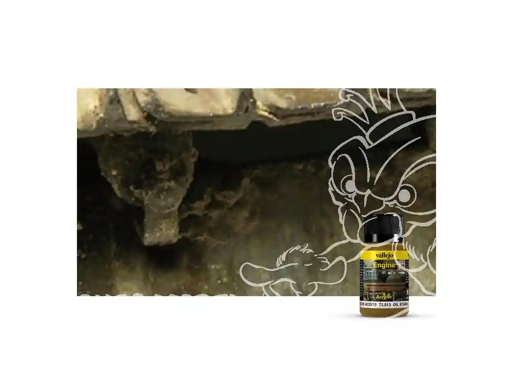 Prix Cassé Vallejo Engine Acrylique 73813 Taches d‘huile 40ml