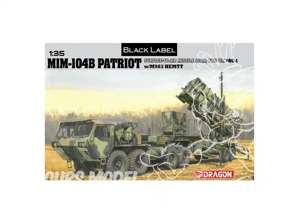 Retour Gratuit Dragon maquette militaire 3558 MIM-104B Patriot 1/35
