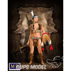 Master Box personnages 24019 SERIE PIN-UP THUNDER SPIRIT 1/24 Prix Cassé