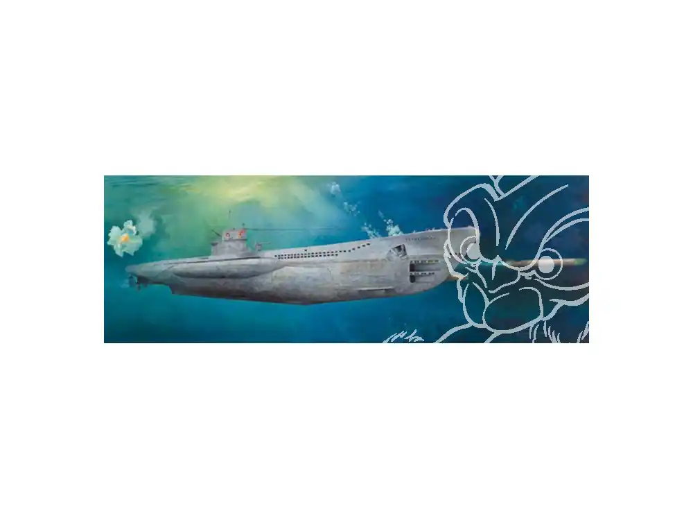TRUMPETER maquette sous marin 06801 U-BOAT TYPE VIIC U-552 DEUTSCH KRIEGSMARINE 1942 1/48 Vente Flash