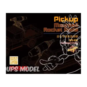 Meng maquettes militaire SPS-034 SET PODS DE ROQUETTES pour VEHICULES TYPE PICK UP 1/35 Prix Promo