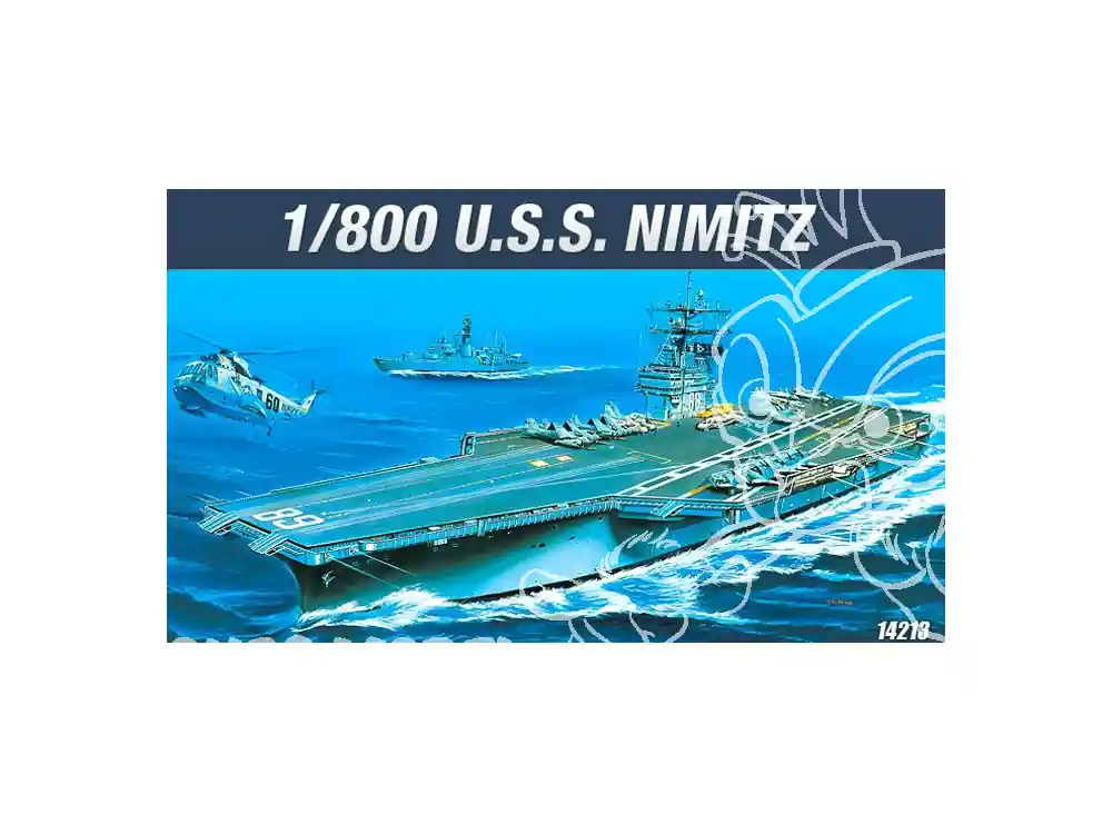 Academy maquette bateau 14213 CVN-68 USS Nimitz 1/800 Commande En Gros