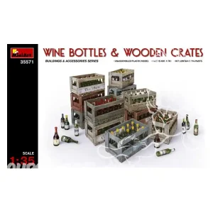 Offre Spéciale Mini Art maquette militaire 35571 Caisses et bouteilles de Vin 1/35