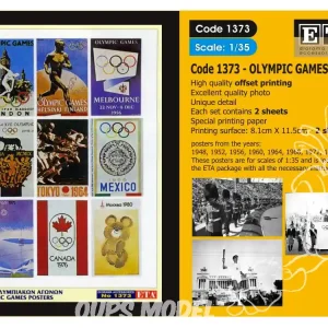 Prix Réduit ETA diorama 1373 Imprimé Posters Jeux Olympiques 1/35
