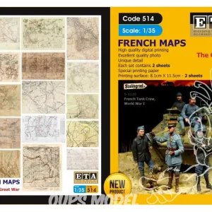 ETA diorama 514 Imprimé Cartes France WWI 1/35 Acheter Direct