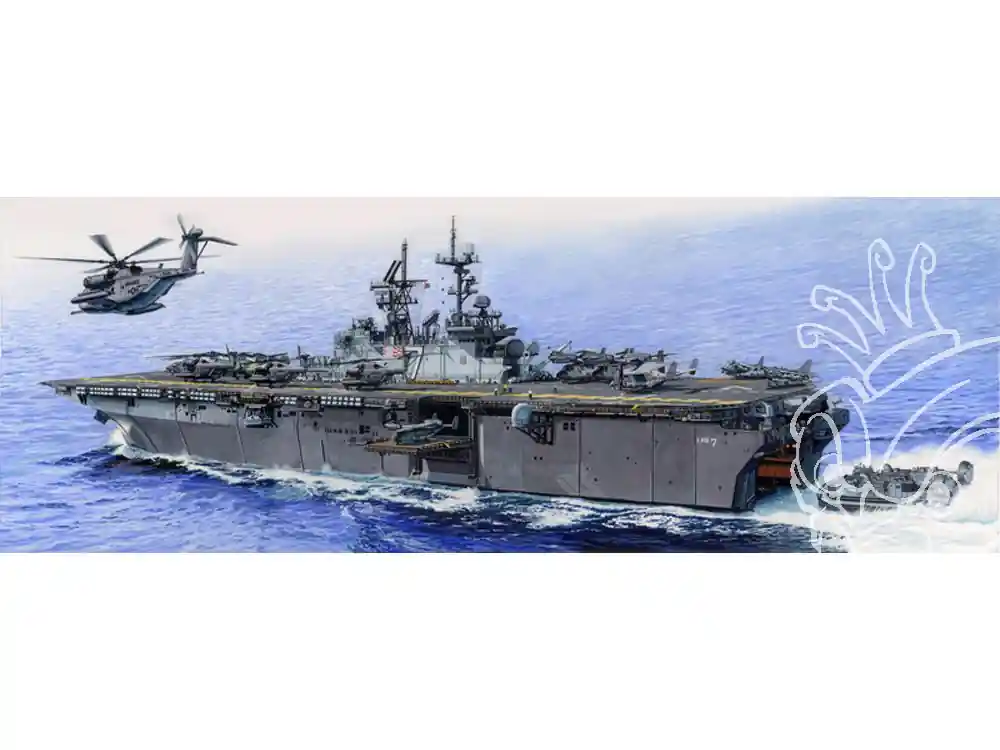 TRUMPETER maquette bateau 05615 USS Iwo Jima LHD-7 1/350 Remise