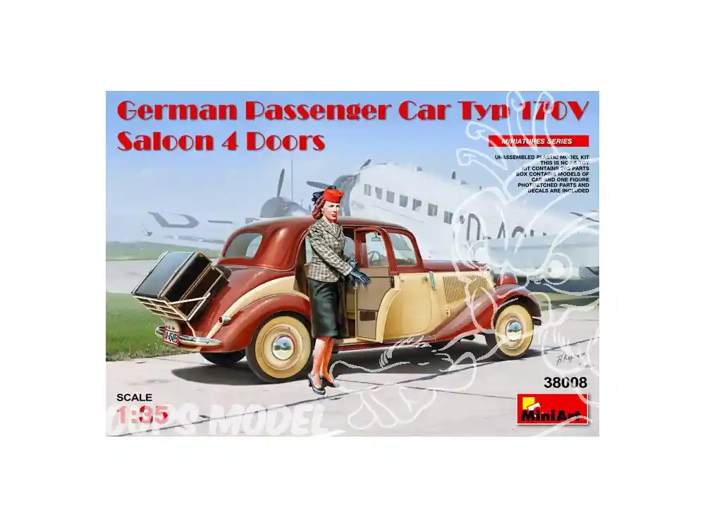 Mini Art maquette militaire 38008 Mercedes Type 170V 4 portes 1/35 Certifié