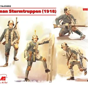 Prix Promo Icm maquette figurines 35692 Unité d‘élite de l‘armée Allemande 1918 Sturmtruppen 1/35