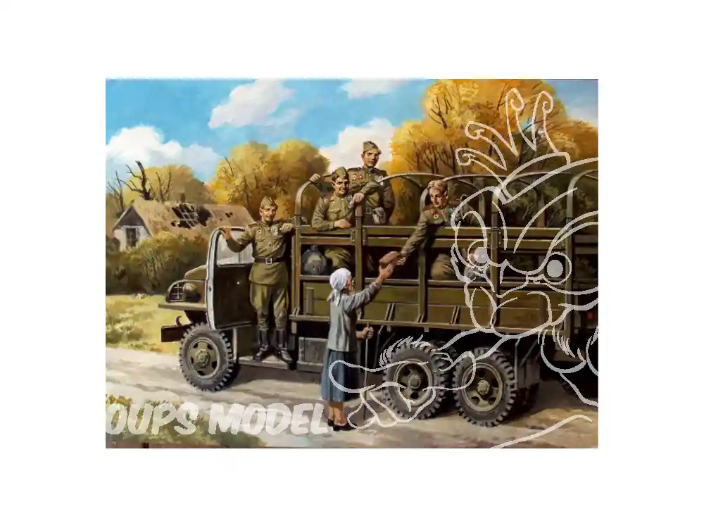 Icm maquette figurines 35635 Equipage Infanterie Sovietique WWII 1/35 Quantité Limitée