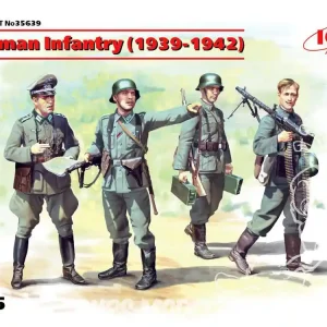Icm maquette figurines 35639 Infanterie Allemande WWII 1939 - 1942 1/35 Must-Have