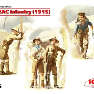 Icm maquette figurines 35685 Infanterie ANZAC WWI (1915) 1/35 Paiement Sécurisé