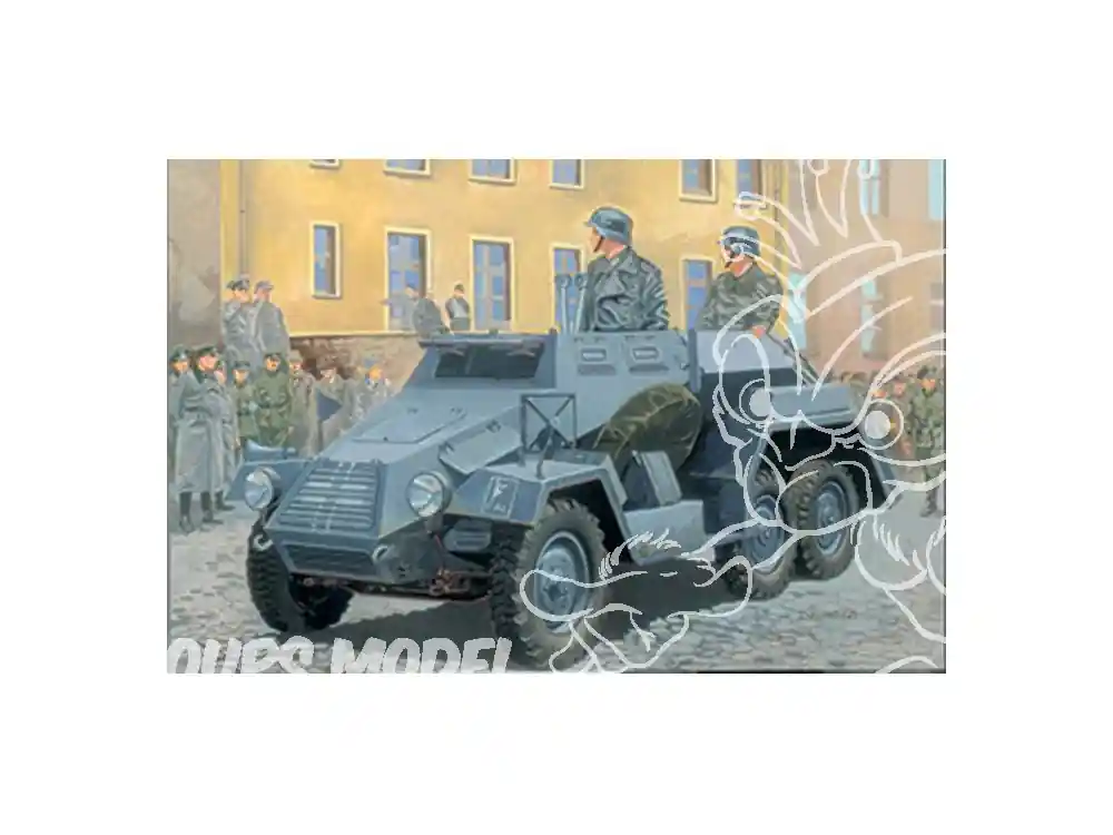 Usine Directe Bronco maquette militaire CB 35095 Sd.Kfz.247 Ausf A VEHICULE BLINDE ALLEMAND 1938 1/35
