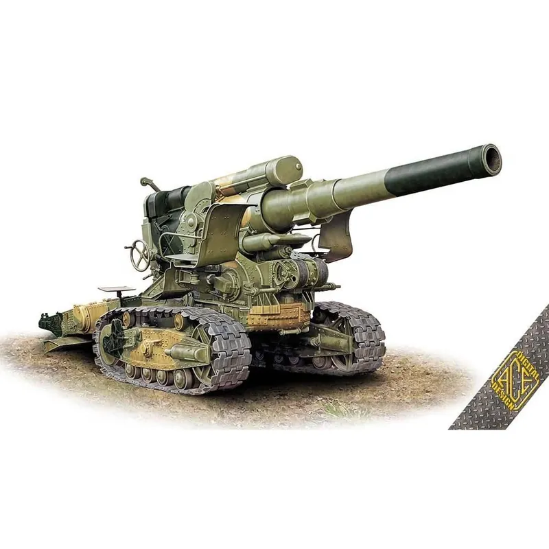 Maquette Véhicule militaire B-4 203mm Stalin‘s Sledgehammer in 1 72 - ACE Retour Gratuit