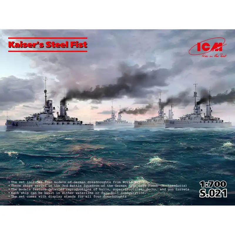 Marque Maquette bateau Kaiser‘s Steel Fist - ICM