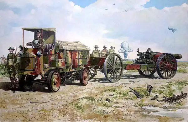 FWD Model B 3 ton&BL 8-inch howitzerMKVI - 1 72e - Roden - Roden Petit Prix