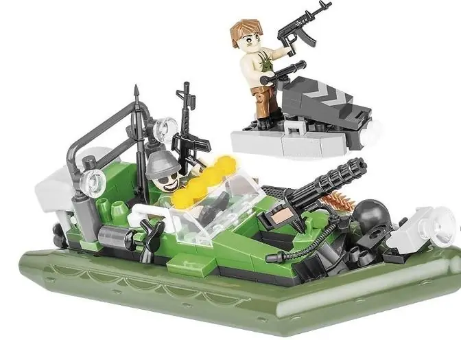 Seulement Aujourd'hui Le Bateau Patrouille - 140 pièces, 2 figurines Cobi - Cobi