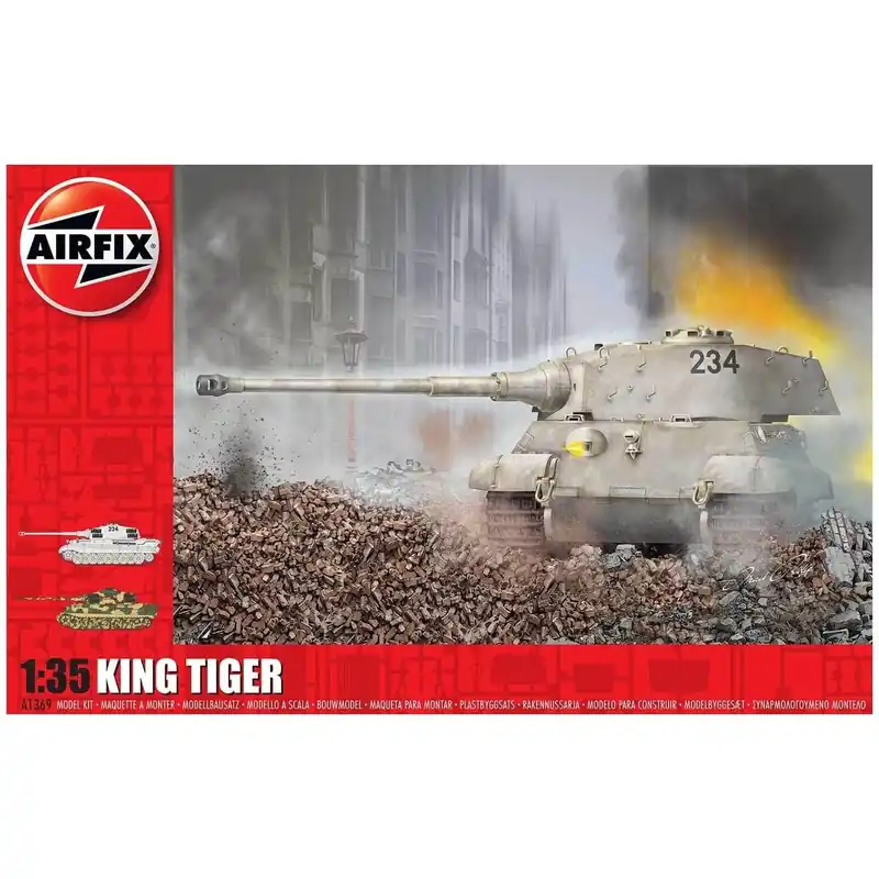 Maquette de char King Tiger - Airfix Certifié