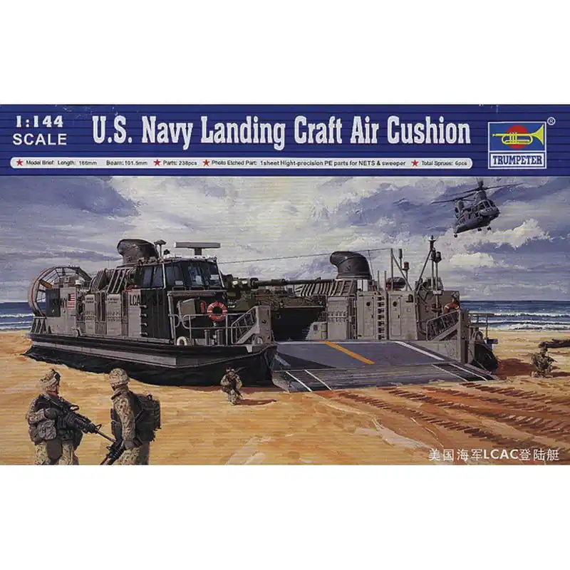 Achat Immédiat Maquette bateau USMC Landing Craft Air Cushion - Trumpeter