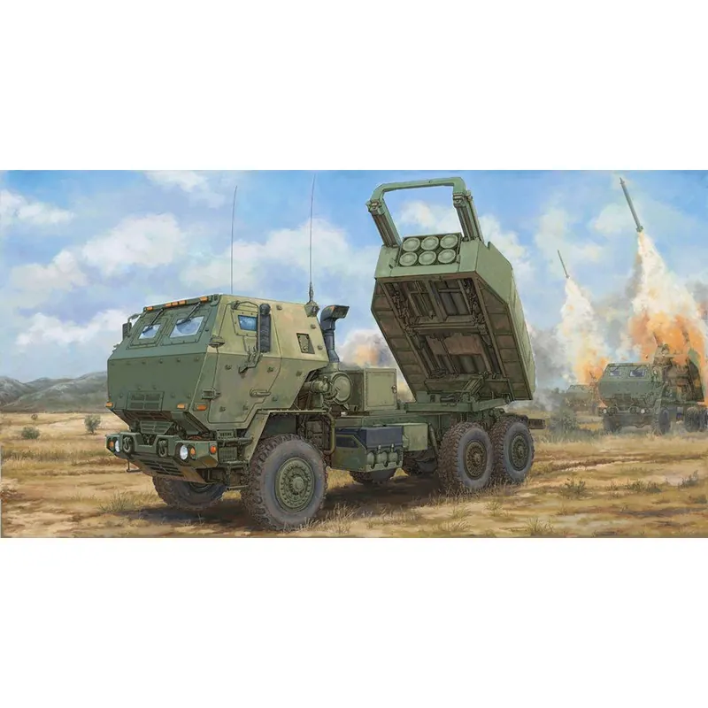 Réduction Maquette véhicule militaire Système de fusée d‘artillerie à haute mobilité M142 (HIMARS) - Trumpeter