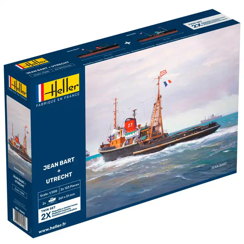 Nouvel Arrivage Maquettes bateaux Jean Bart et Utrecht Twinset - Heller