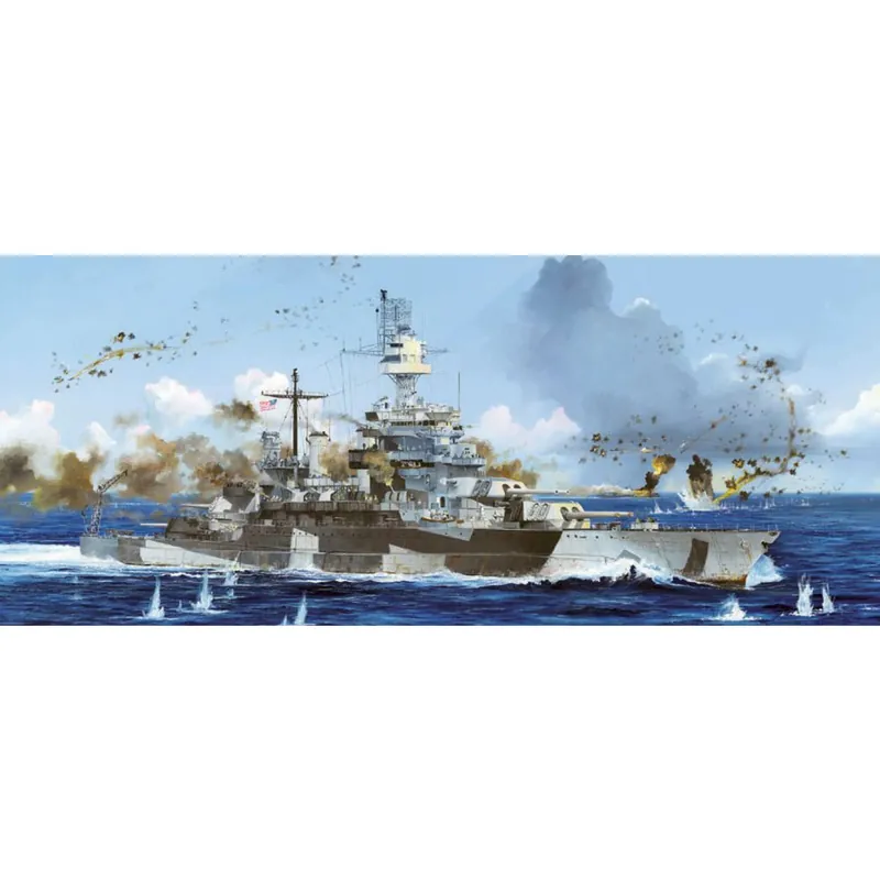 Maquette Bateau Militaire Cuirasse USS Colorado BB-45 1944 - Trumpeter Marque