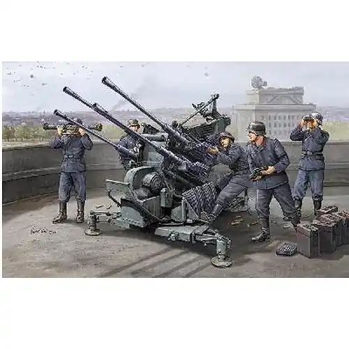 Marque Maquette Canon anti-aérien allemand FlaK 38 2.0 cm - Trumpeter