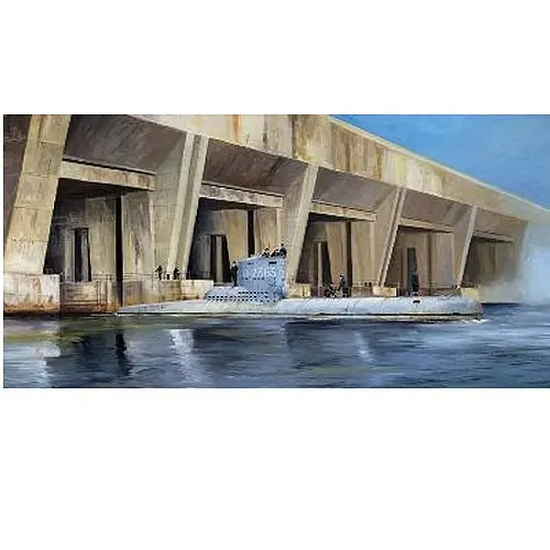 Maquette Sous-marin allemand U-Boat Type XXIII 1945 - Trumpeter Populaire