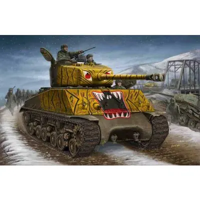 Acheter Direct Maquette Char US M4A3 E8 Tank - Hobby Boss