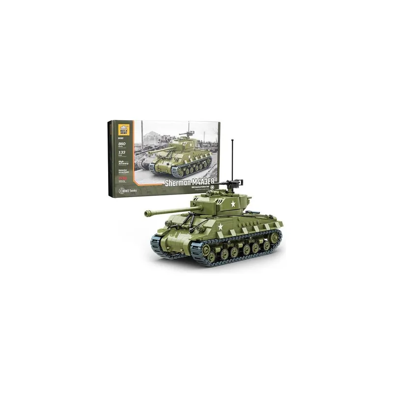 Super Prix Maquette American M4A3E8 Sherman Easy 8 Tank